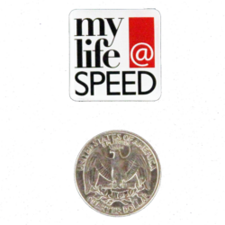 My Life at Speed - Epoxy Bubble Sticker