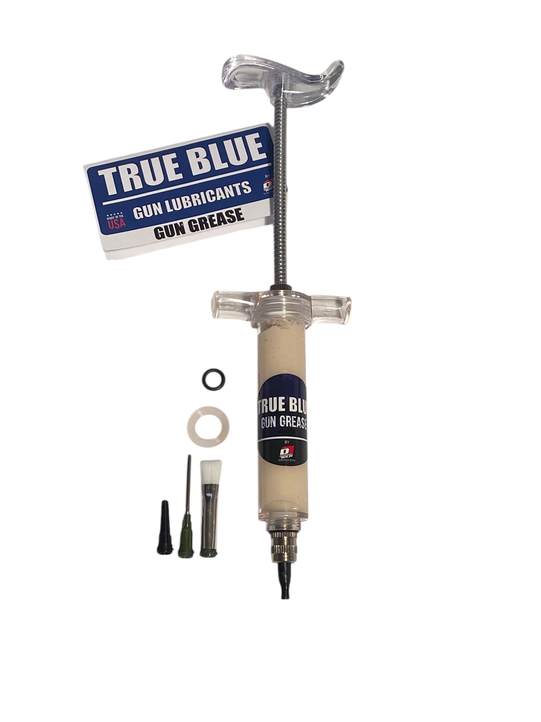 TRUE BLUE Gun Lubricants Gun Grease Syringe.